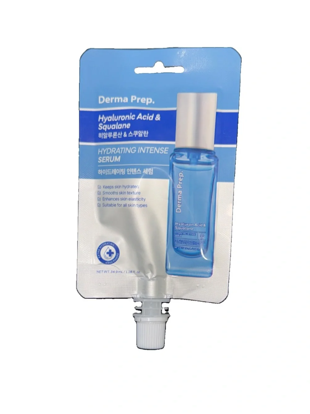 Derma Prep Hyaluronic Acid & Squalane Hydrating Cream & Serum Duo 1.18oz 2pk